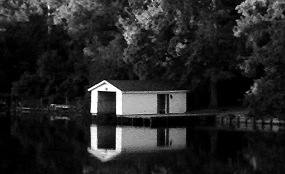 Boathouse, Natchitoches (BxW)_72dpi_Christopher Woods