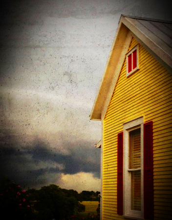 Dark Sky, Yellow House_72dpi_Christopher Woods