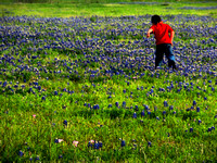 Boy Running in a Blue Field_300dpi_Christopher Woods